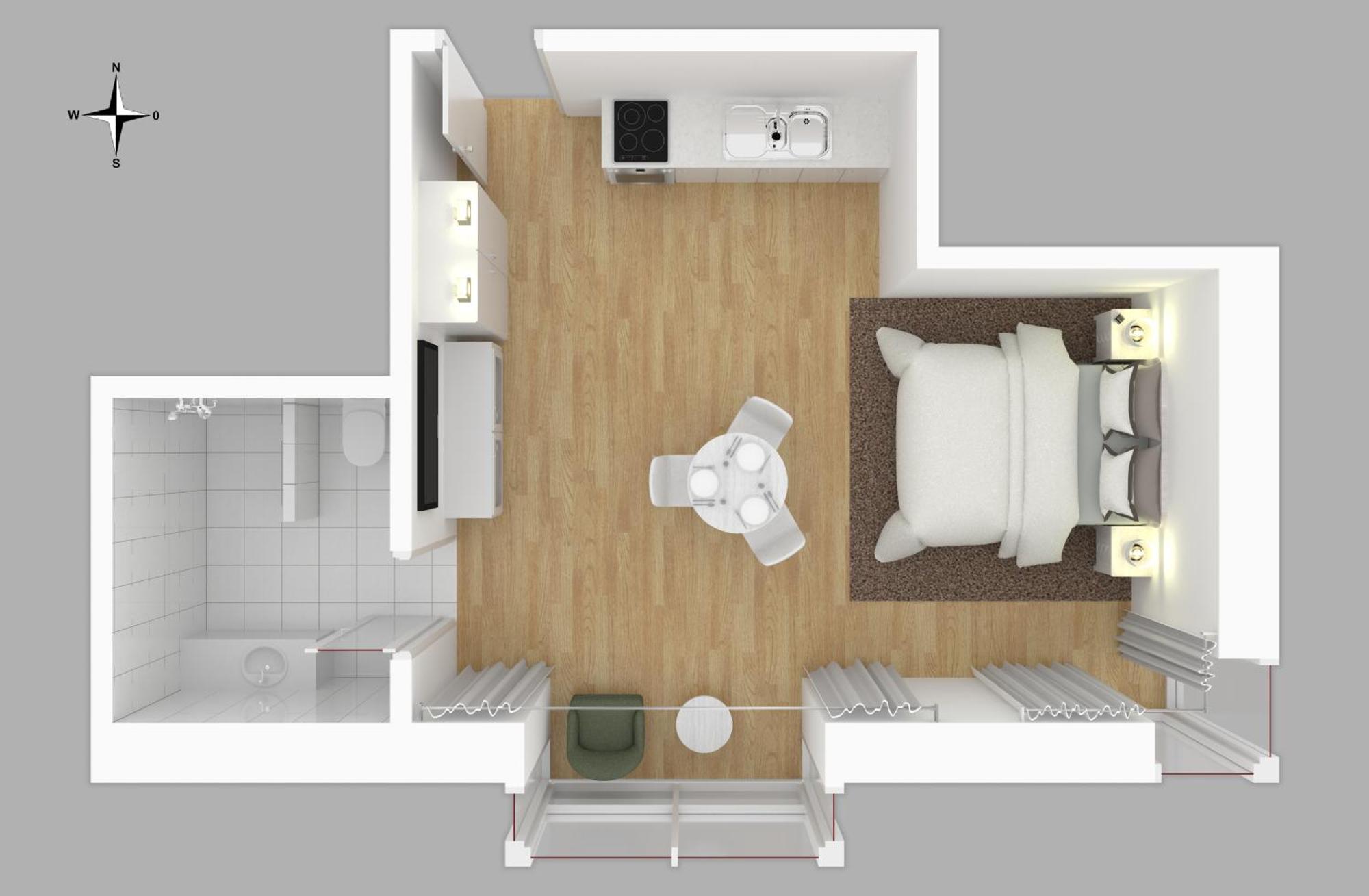 Moderne Neue Apartments Zum Wohlfuehlen Im Boardinghouse Bed & Butter Hasbergen Екстериор снимка
